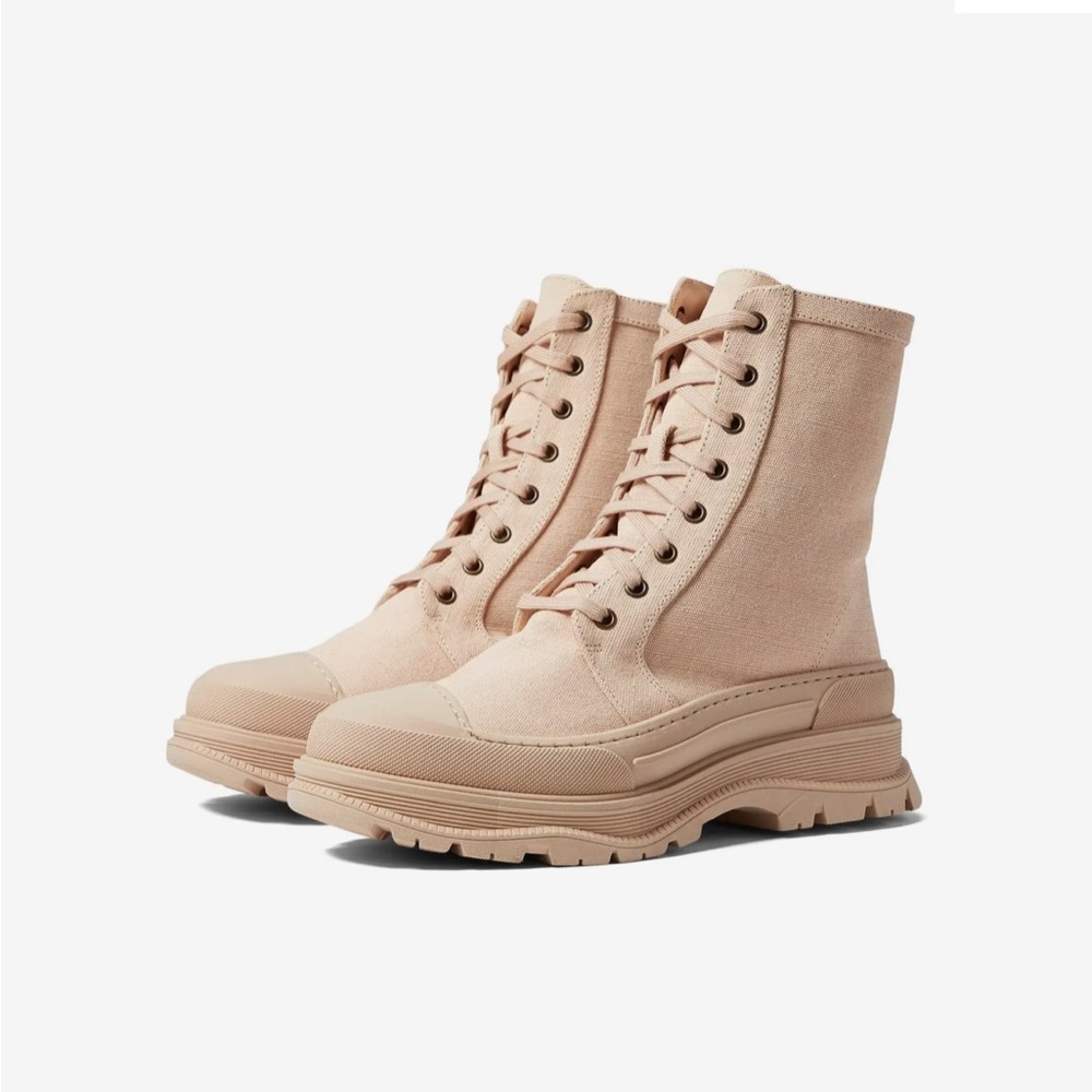 Free People Camp Out Canvas Combat Boot
